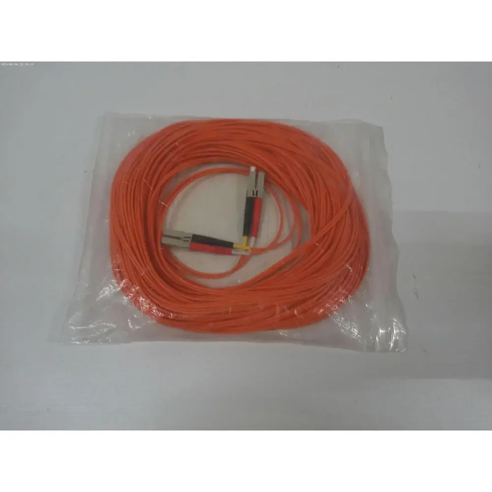 Orange Fiber Optic 50/125 Patch Cable FOCMR10-025M-LCLC-AQ Duplex PVC
